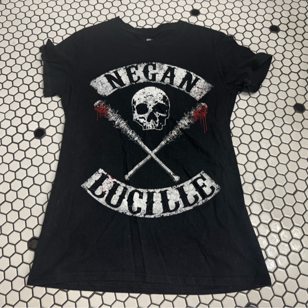 The walking dead Negan Lucille Graphic T-Shirt size small
